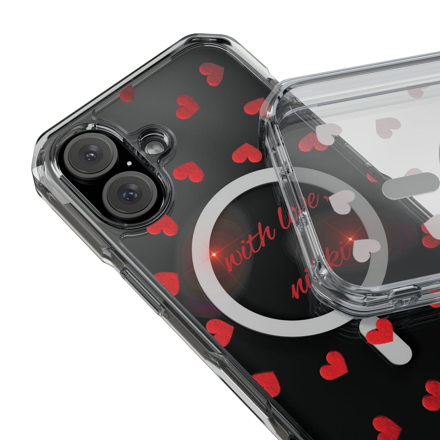 With Love MagSafe Clear Impact iPhone Case (limited)