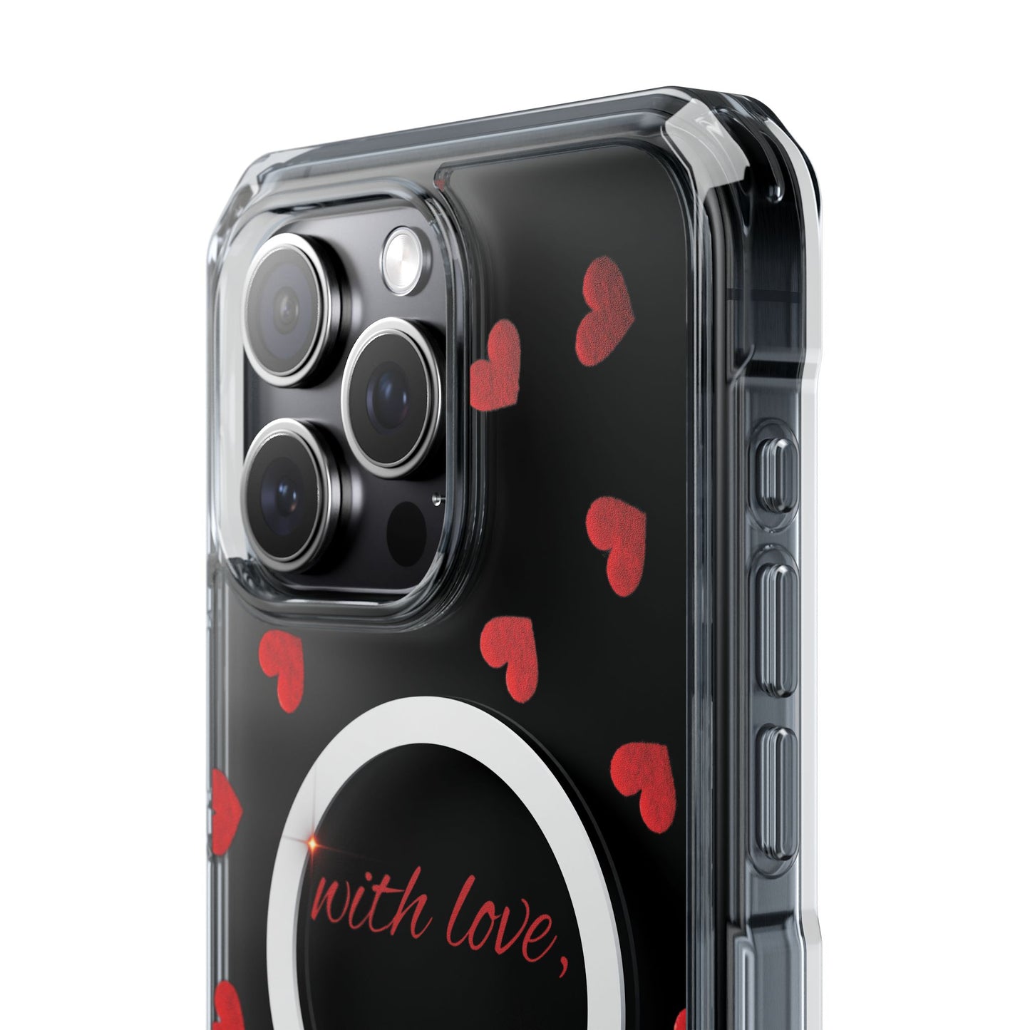 With Love MagSafe Clear Impact iPhone Case (limited)