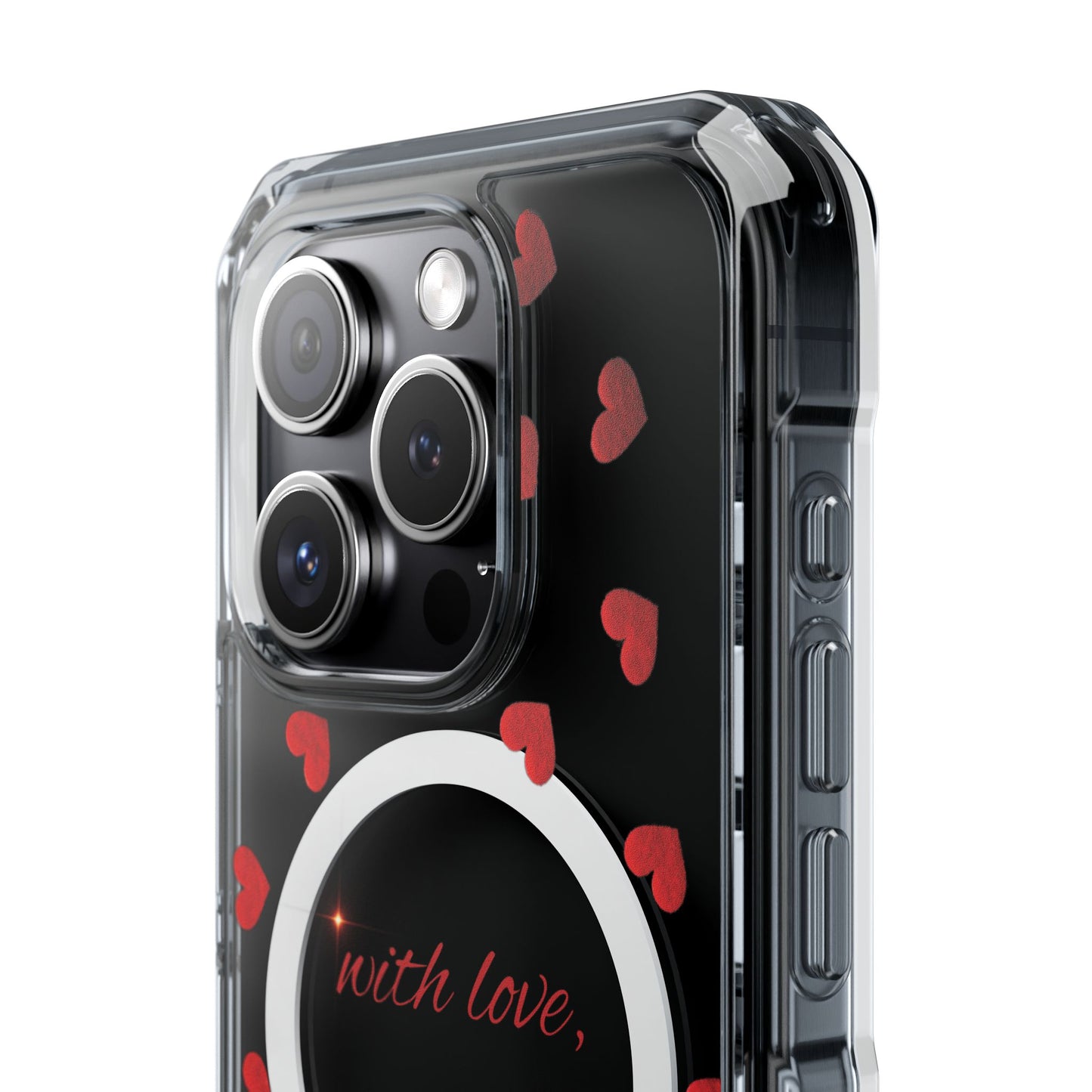 With Love MagSafe Clear Impact iPhone Case (limited)